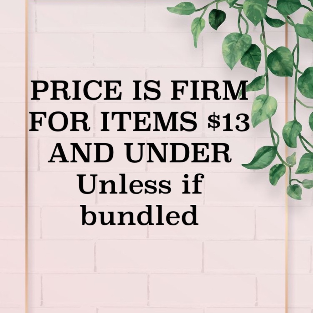 PRICES OVER $15 CAN BE NEGOTIABLE <3